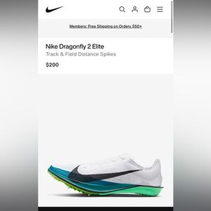 Nike Dragonfly 2 Elite track & field spikes